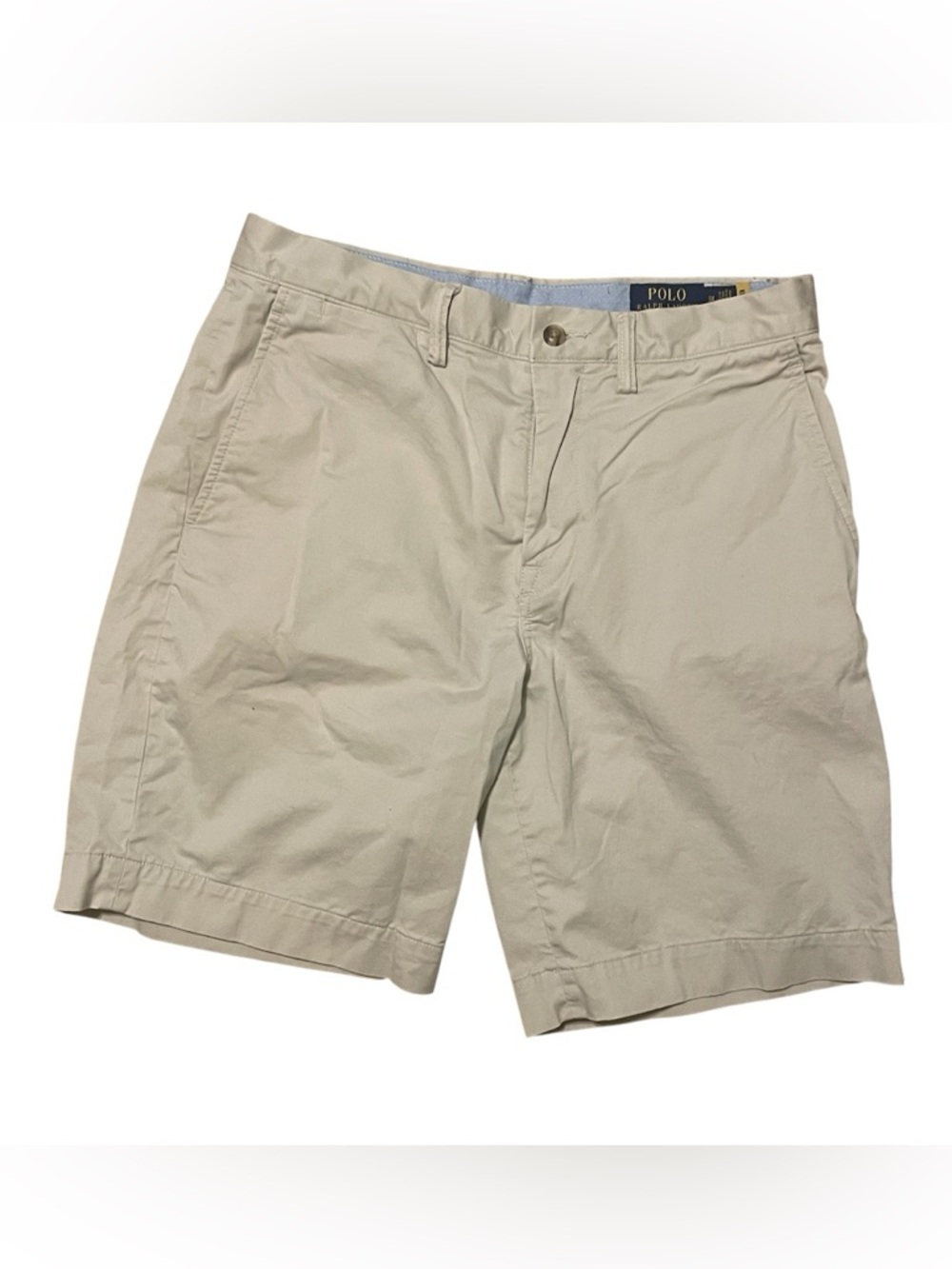 Ralph Lauren Beige Flat-Front Men’s Shorts